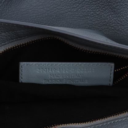 Balenciaga Chevre Gold Metallic Edge Hardware Town Bleu Acier 14 of 14