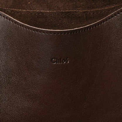 Chloe Calfskin Large Mony Tote Bold Brown 6 of 8