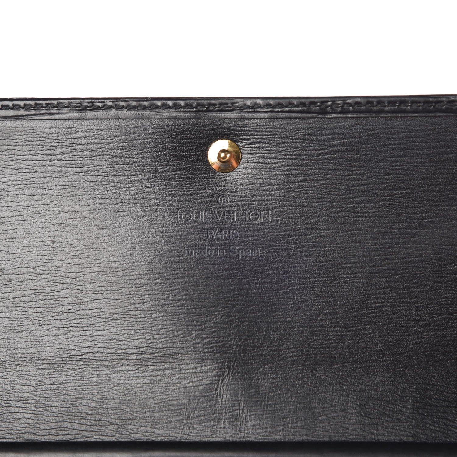 Louis Vuitton Epi Porte Tresor International Wallet Black 6 of 9