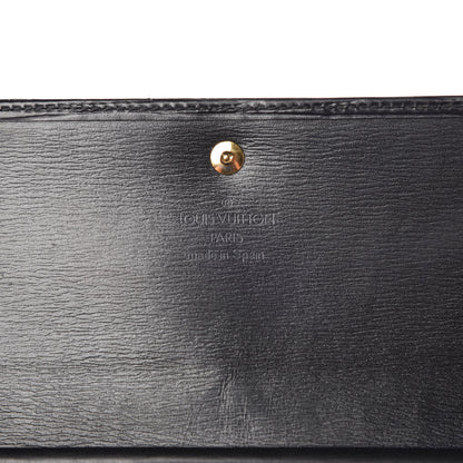 Louis Vuitton Epi Porte Tresor International Wallet Black 6 of 9