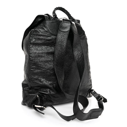 Balenciaga Agneau Classic Silver Hardware S Traveler Backpack Black 3 of 10