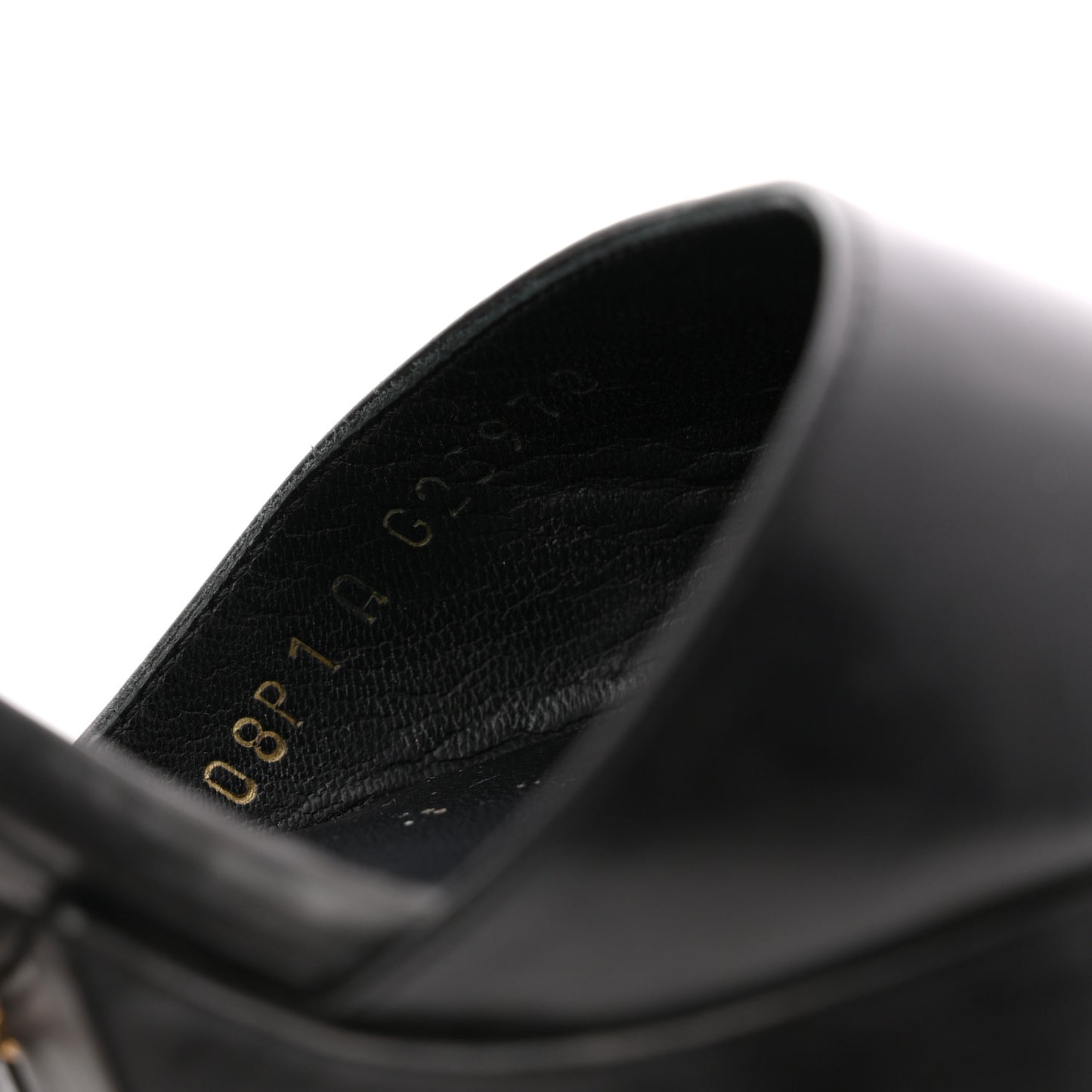 Calfskin Studded Platform Pumps 40.5 Black