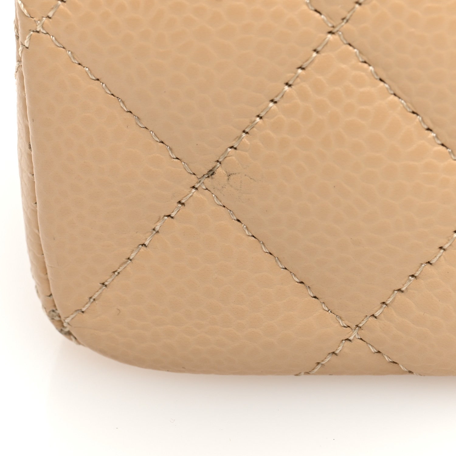 Chanel Caviar Quilted Small Double Flap Beige 11 of 11