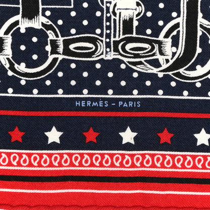 Hermes Cashmere Silk Coaching Bandana Scarf 55 2 of 5