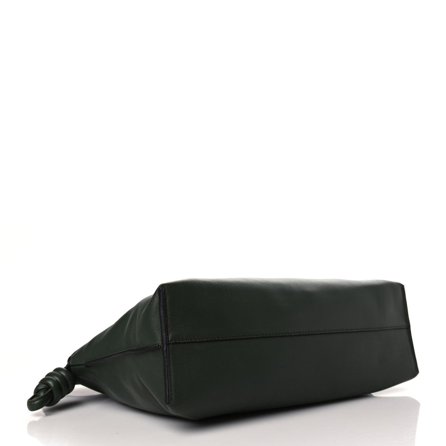 Calfskin Small Flamenco Knot Bag Khaki