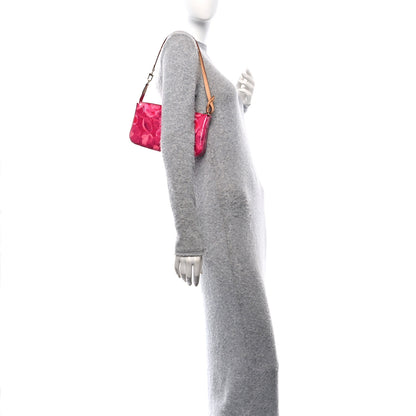 Louis Vuitton Vernis Ikat Pochette Accessories NM Rose Indien 2 of 10