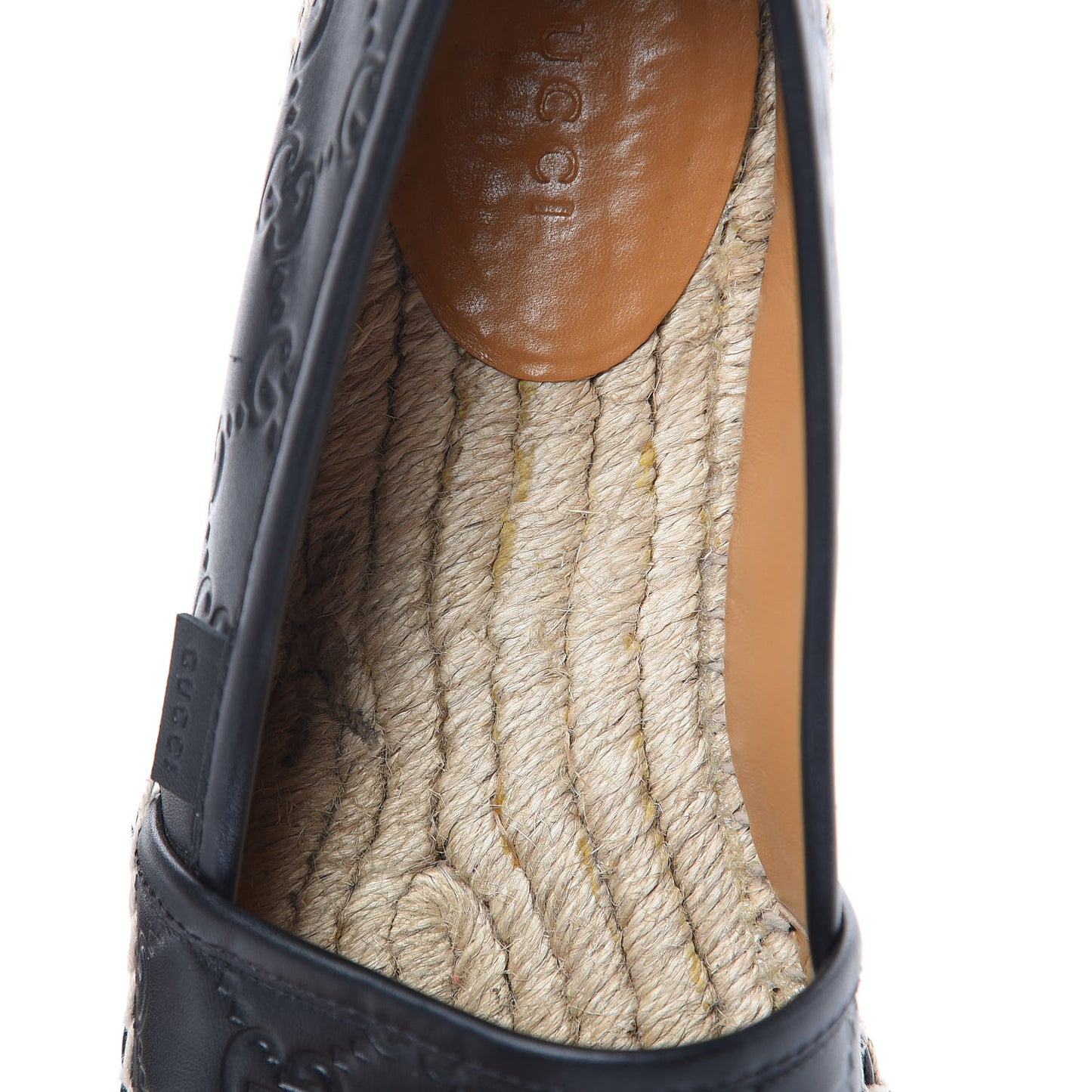 Guccissima Signature Espadrilles 37.5 Black