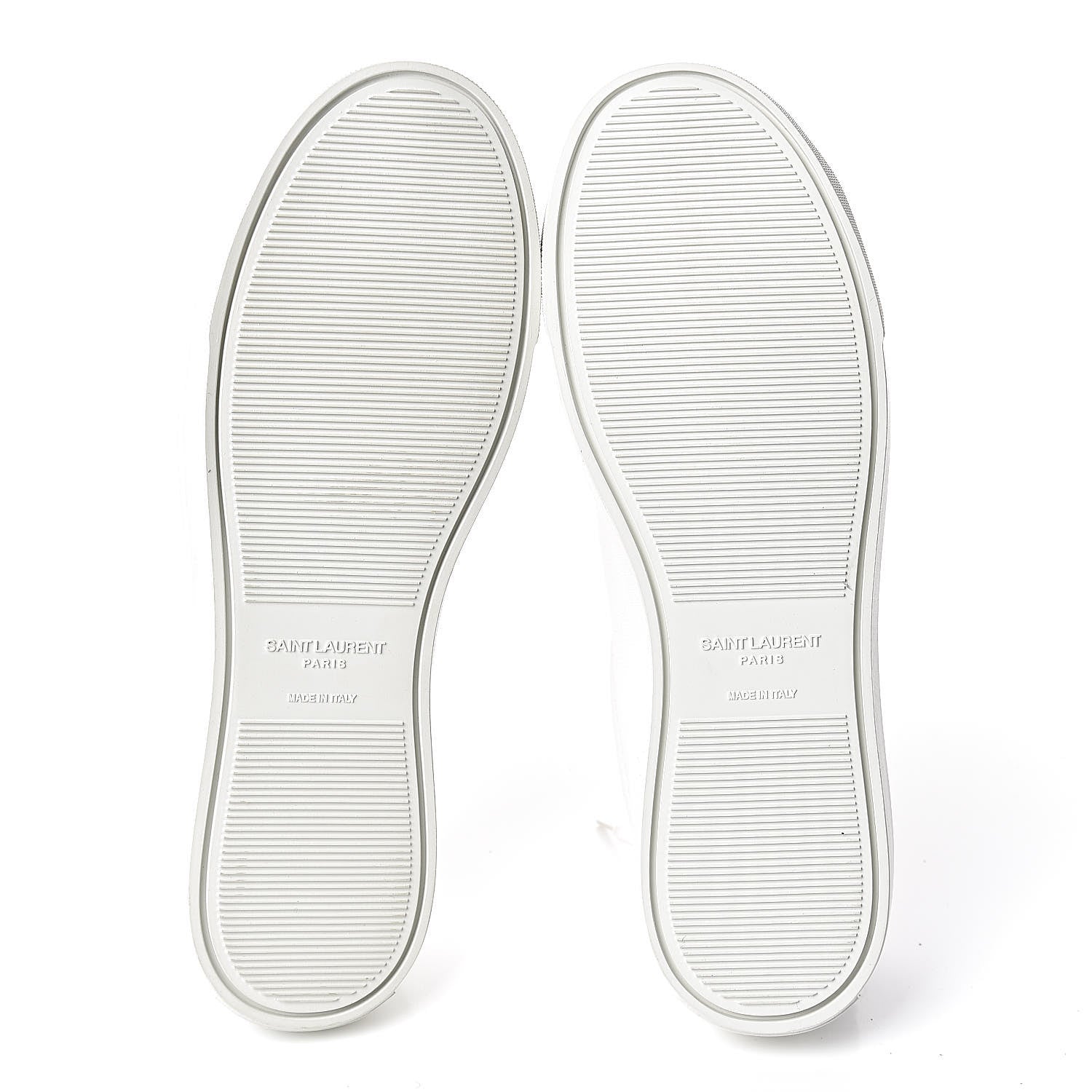 Saint Laurent Calfskin Andy Low Top Sneakers 39 Blanc Optique 8 of 9