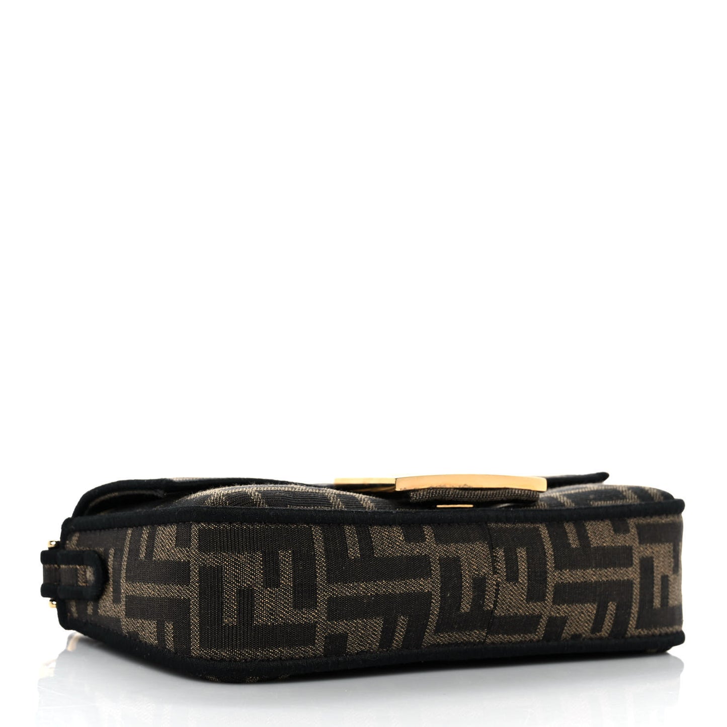 Fabric Jacquard FF 1974 Mini Baguette Tobacco Moro Black
