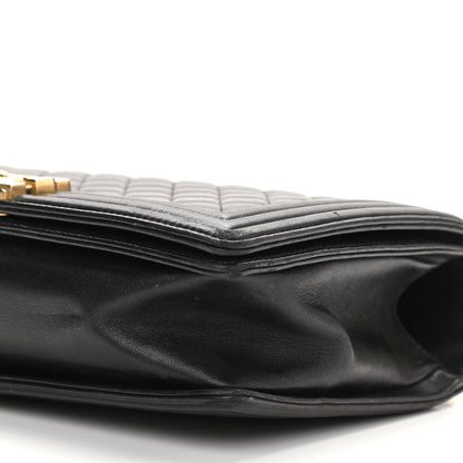 Chanel Lambskin Quilted New Medium Boy Flap Black 10 of 13