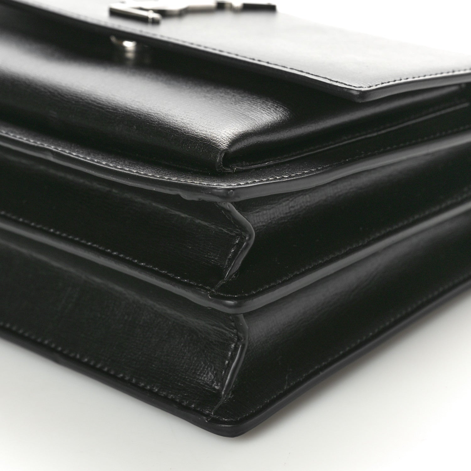 Saint Laurent Calfskin Medium Monogram Sunset Black 11 of 11