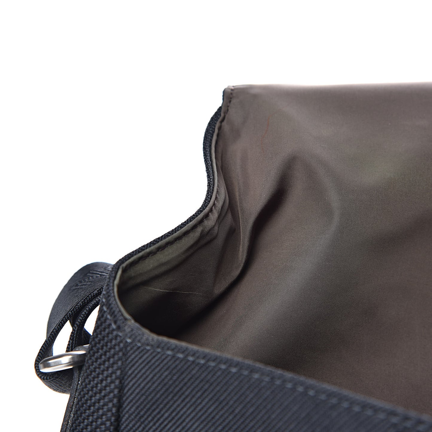 Damier Geant Messenger Bag Black