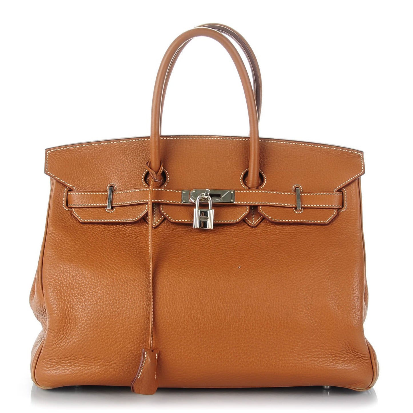 Taurillon Clemence Birkin 35 Gold