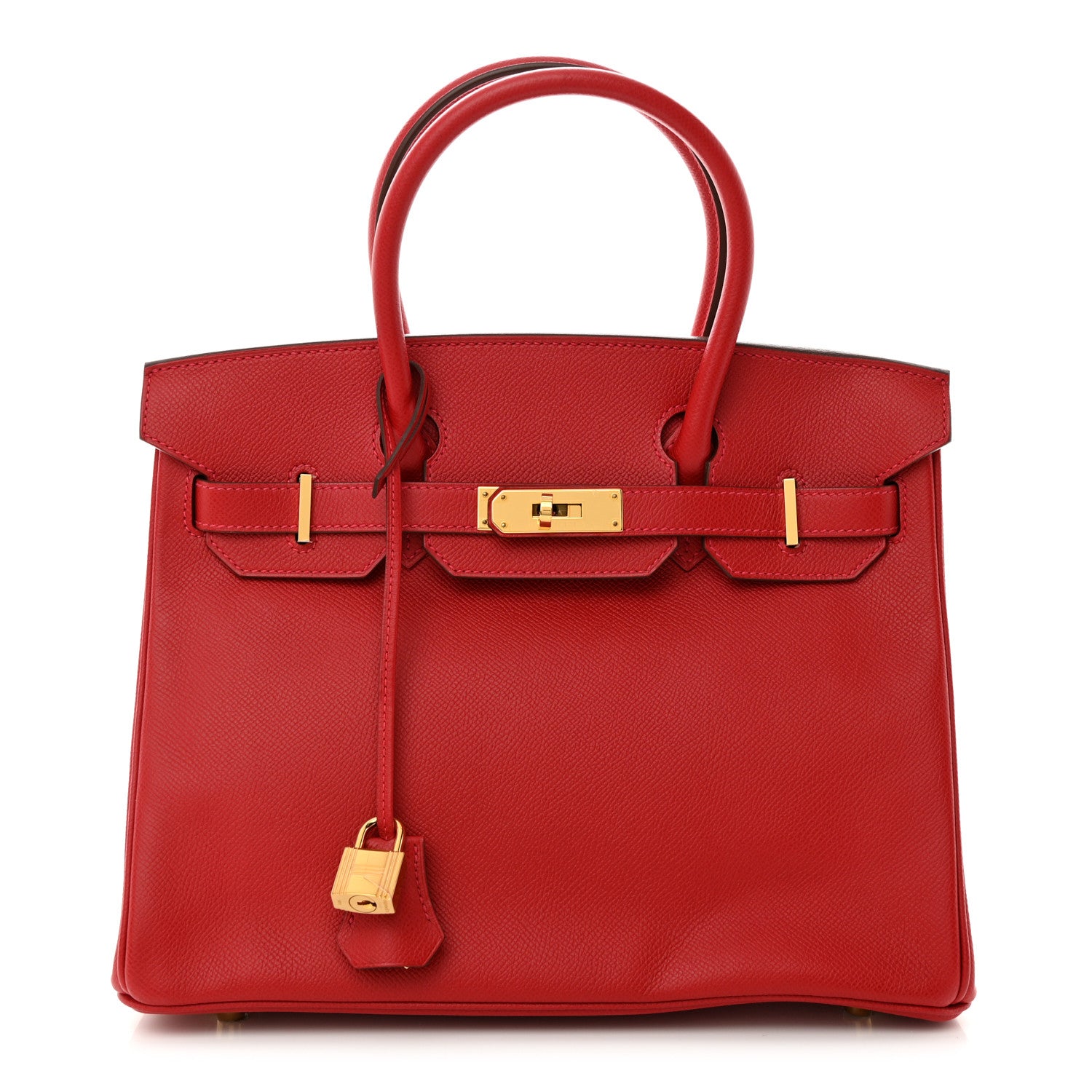 Hermes Epsom Birkin 30 Rouge Casaque 1 of 15