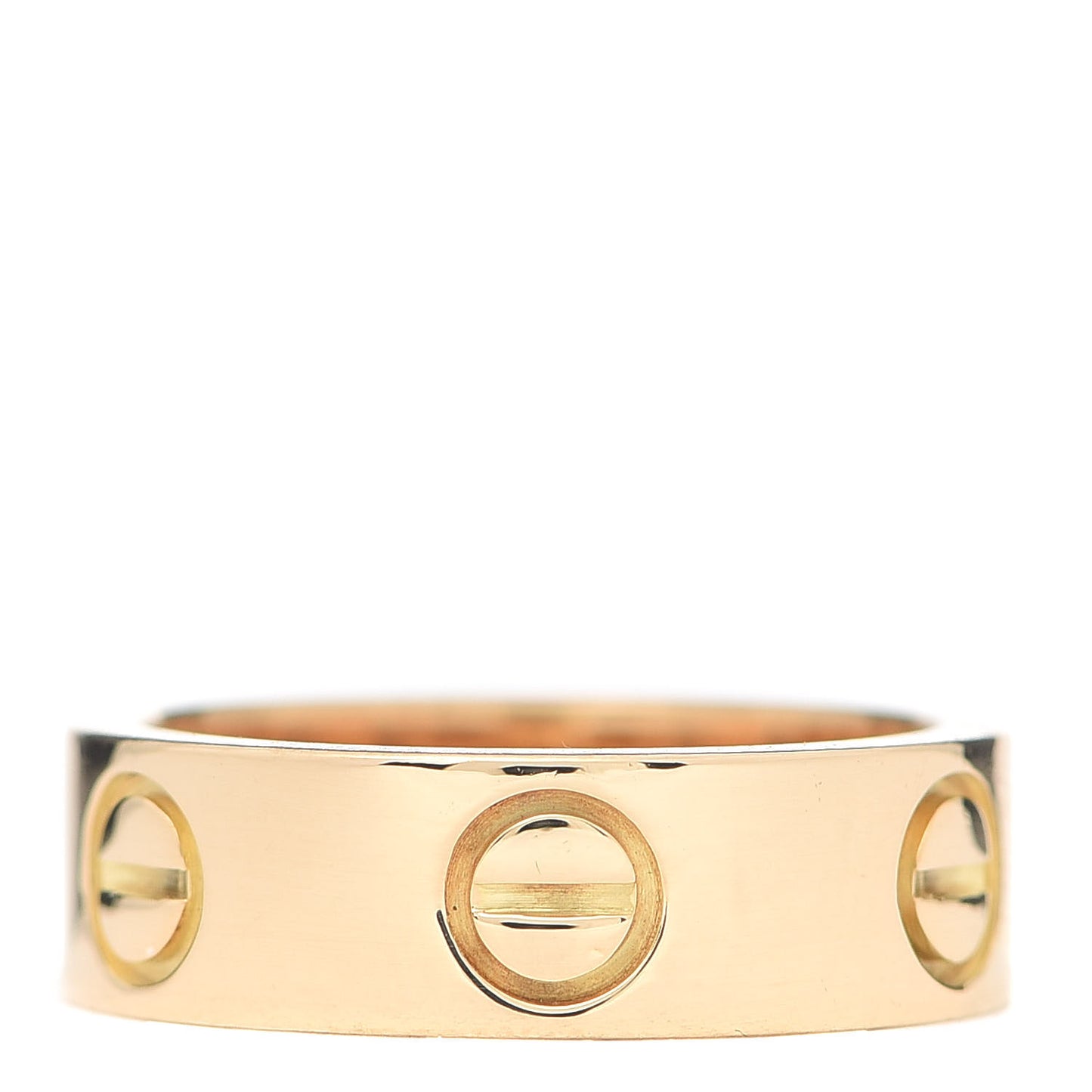 18K Yellow Gold 5.5mm LOVE Ring 48 4.5