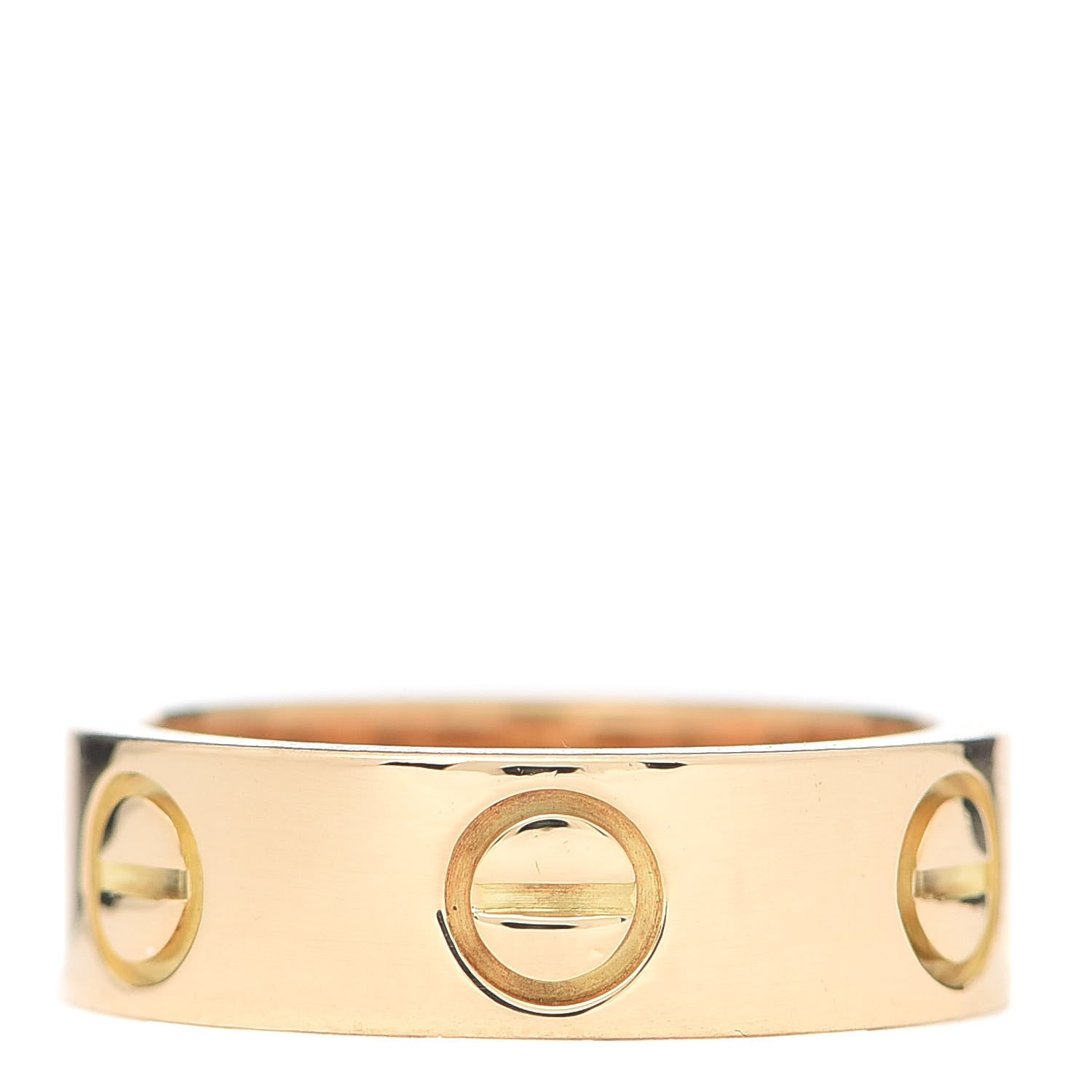 Cartier 18K Yellow Gold 5.5mm LOVE Ring 48 4.5 1 of 8
