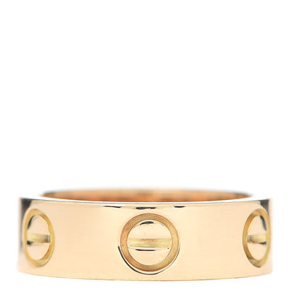 Cartier 18K Yellow Gold 5.5mm LOVE Ring 48 4.5 1 of 8
