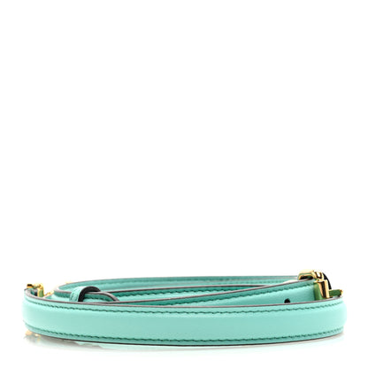 Fendi Calfskin Adjustable Peekaboo Strap Spring Turquoise 2 of 3