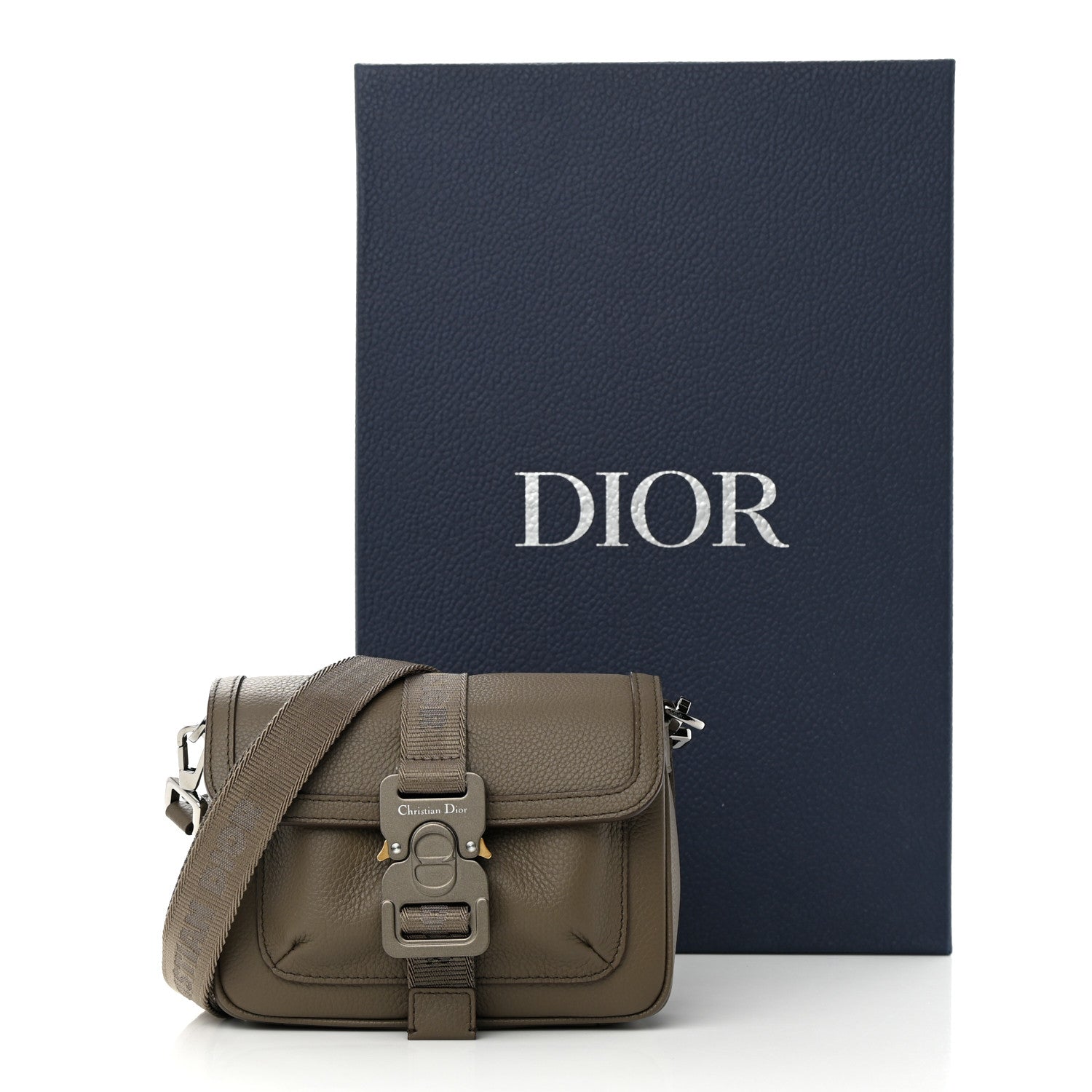 Christian Dior Grained Calfskin Mini Hit The Road Bag Brown 12 of 12