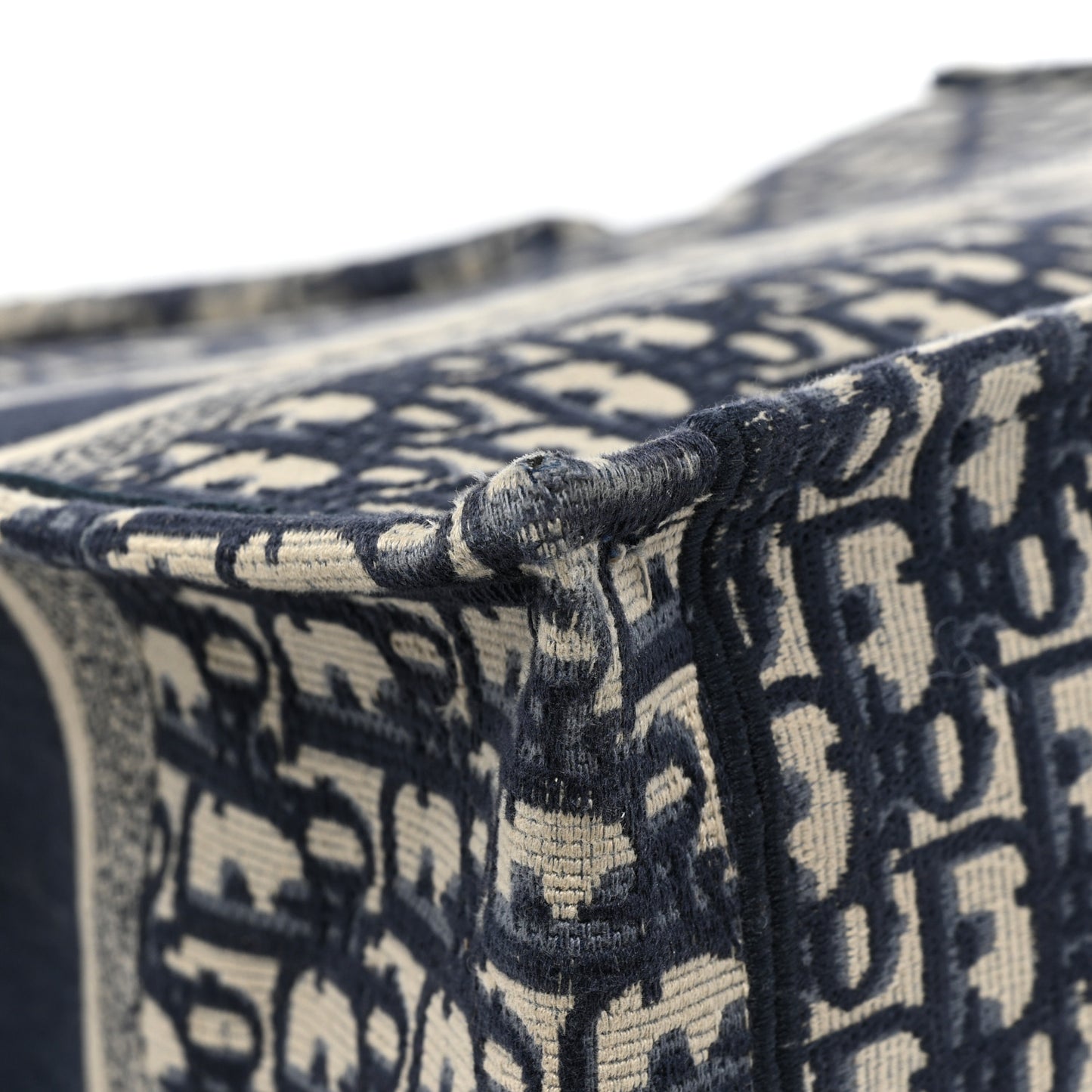 Oblique Medium Book Tote Blue Multicolor