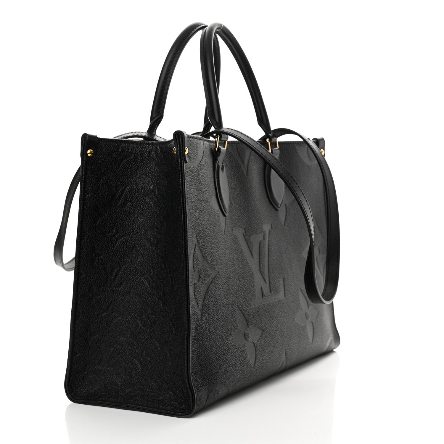 Louis Vuitton Empreinte Monogram Giant Onthego MM Black 3 of 12