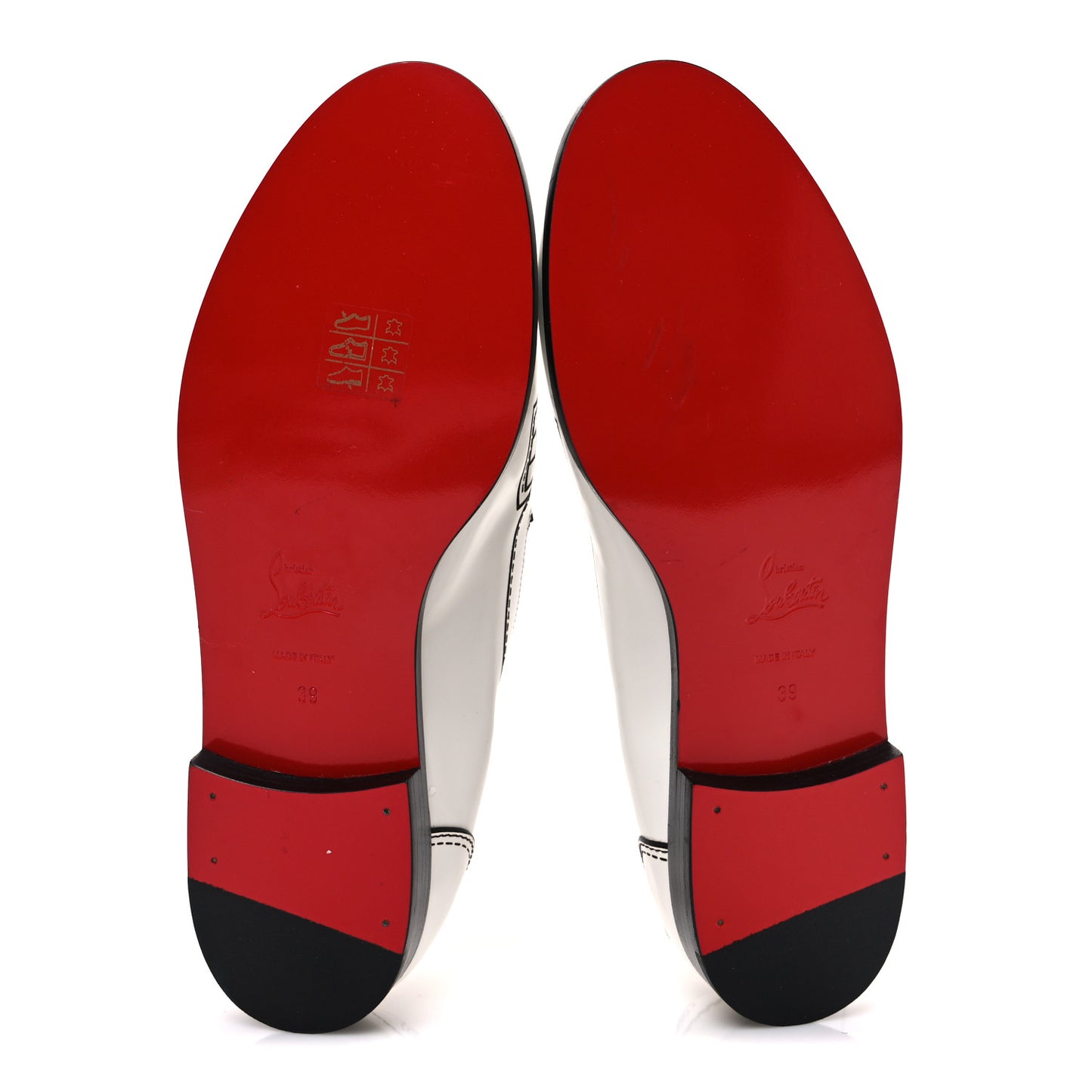 Calfskin Women Mocalaureat Tromp L'oeil Loafers 39 White