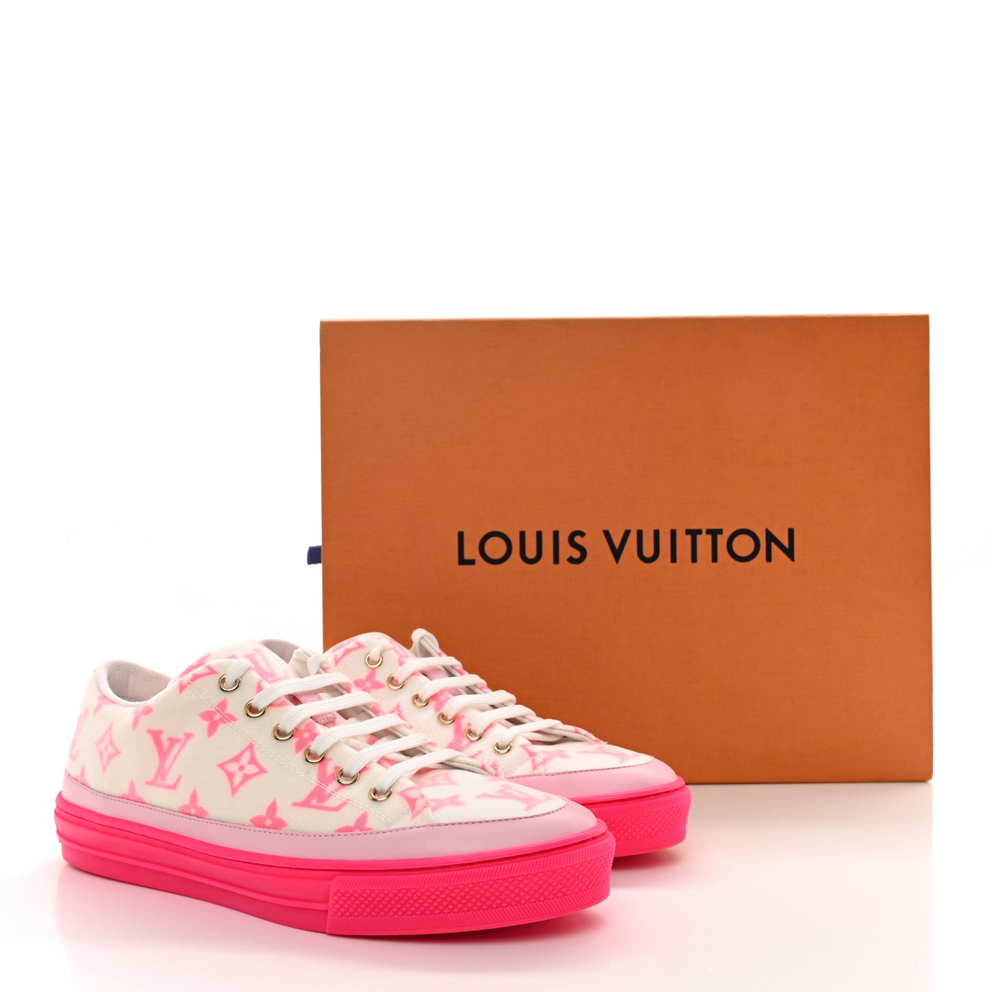 Technical Fabric Monogram Stellar Sneakers 39 Rose Pop