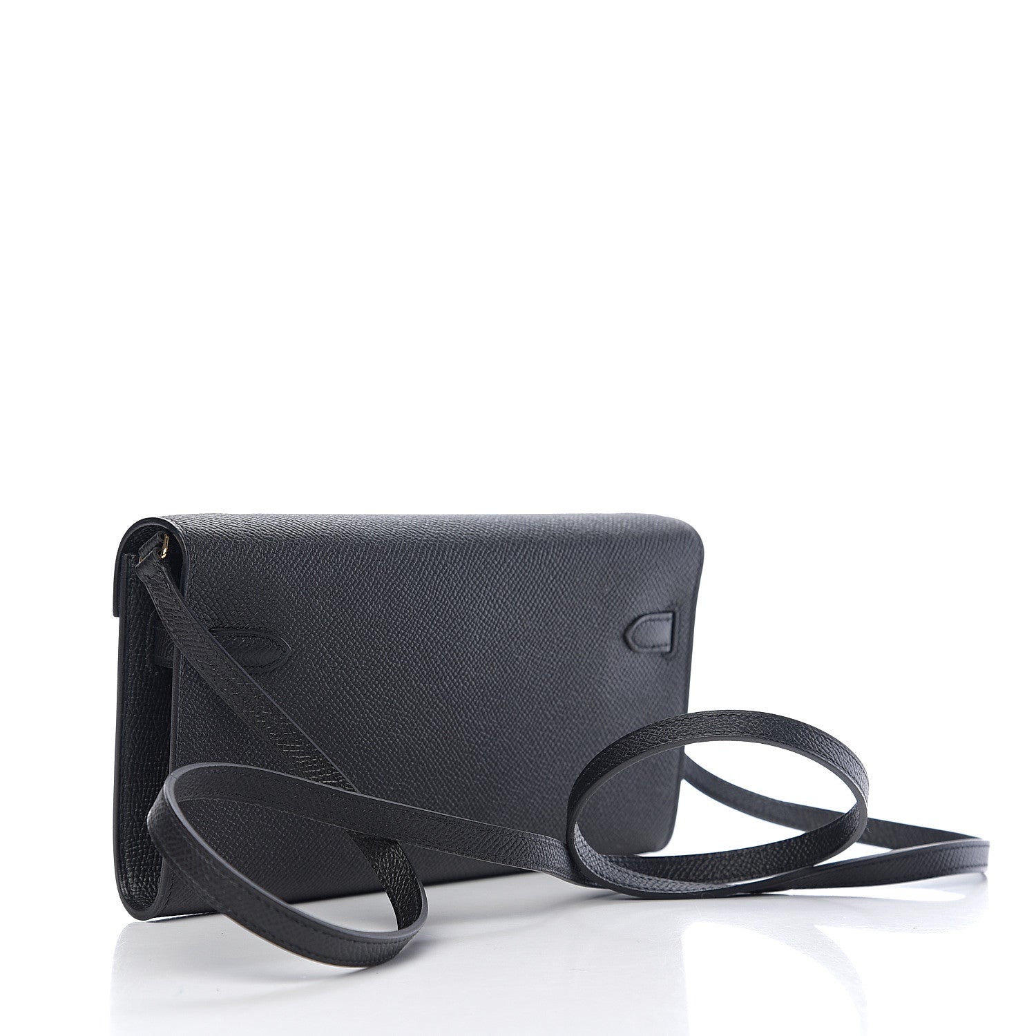 Hermes Epsom Kelly Wallet To Go Black 1 of 1