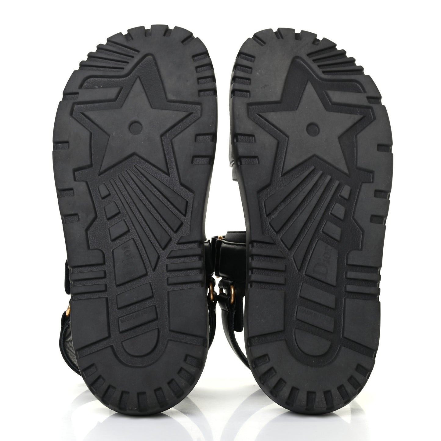 Lambskin Dioract 10mm Sandals 38 Black