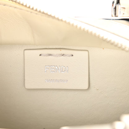 Fendi Vitello Scalloped Studded Mini 3Jours Tote Ice Cloude 6 of 14