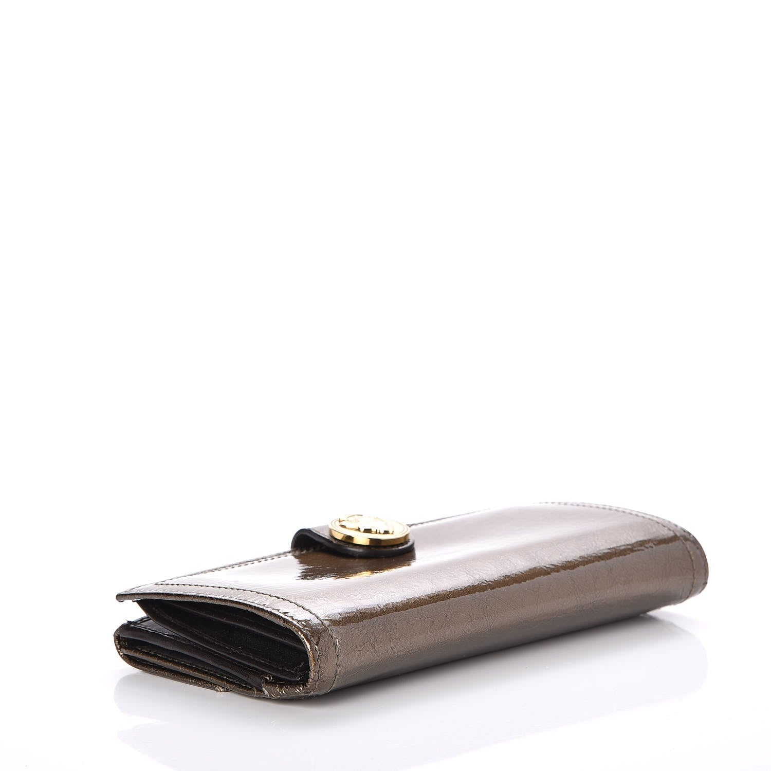 Gucci Patent Hysteria Continental Wallet Gold 4 of 8