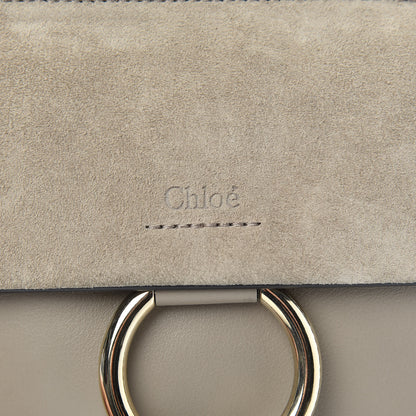 Chloe Suede Calfskin Mini Faye Bracelet Bag Motty Grey 7 of 9