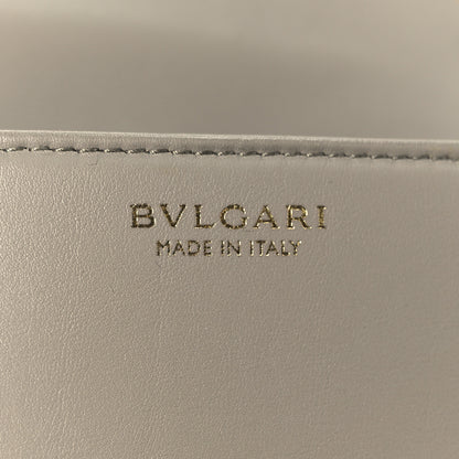 Bulgari Calfskin Matelasse Mini Serpenti Cabochon Crossbody Bag Grey 8 of 11