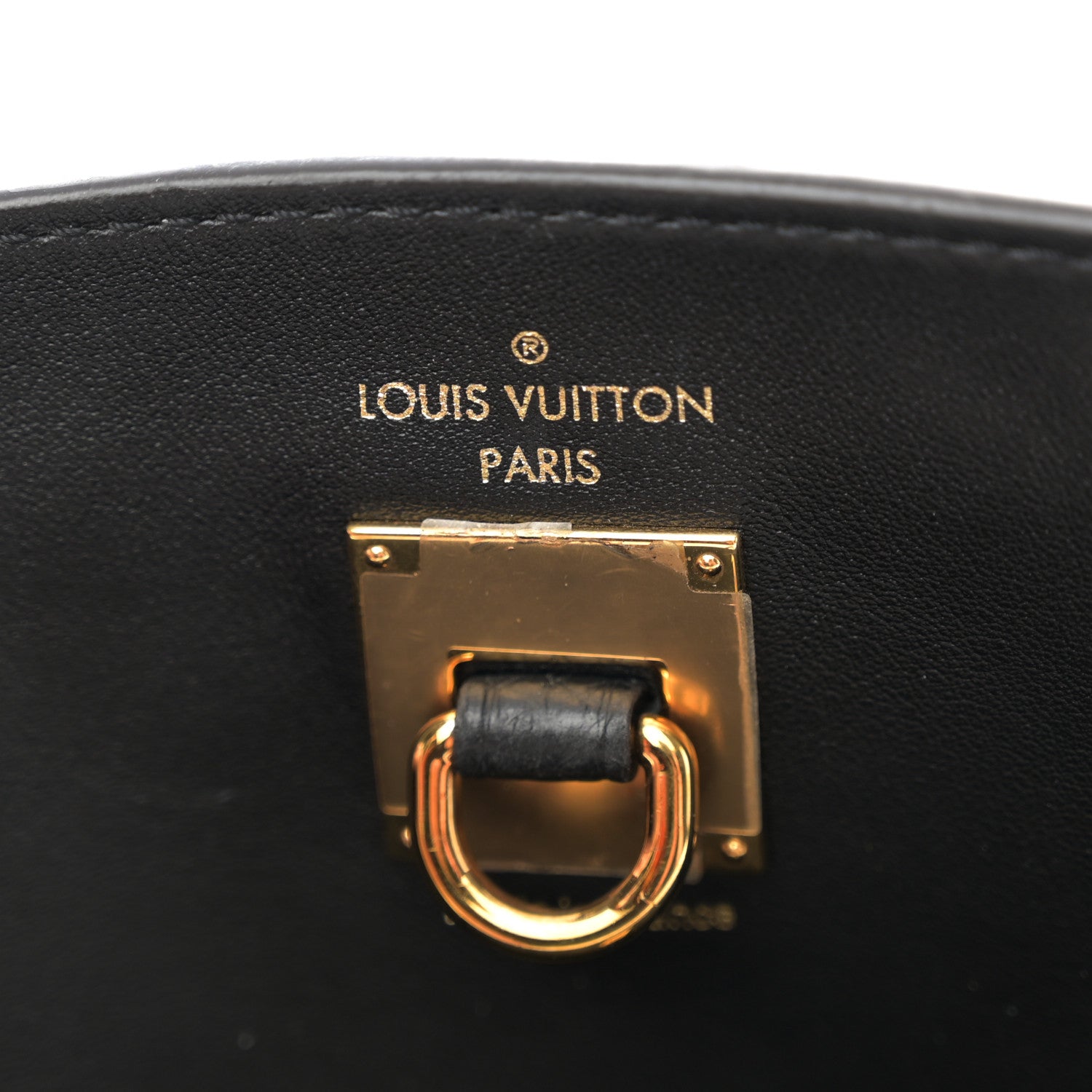 Louis Vuitton Calfskin City Steamer EW Black Gold 6 of 12