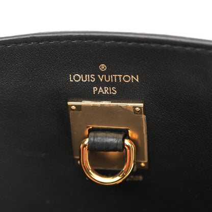 Louis Vuitton Calfskin City Steamer EW Black Gold 6 of 12