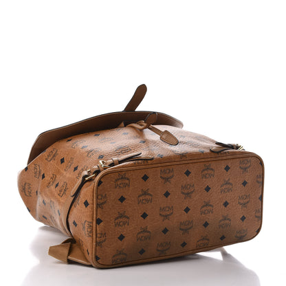 MCM Visetos Monogram Large Backpack Cognac 3 of 10