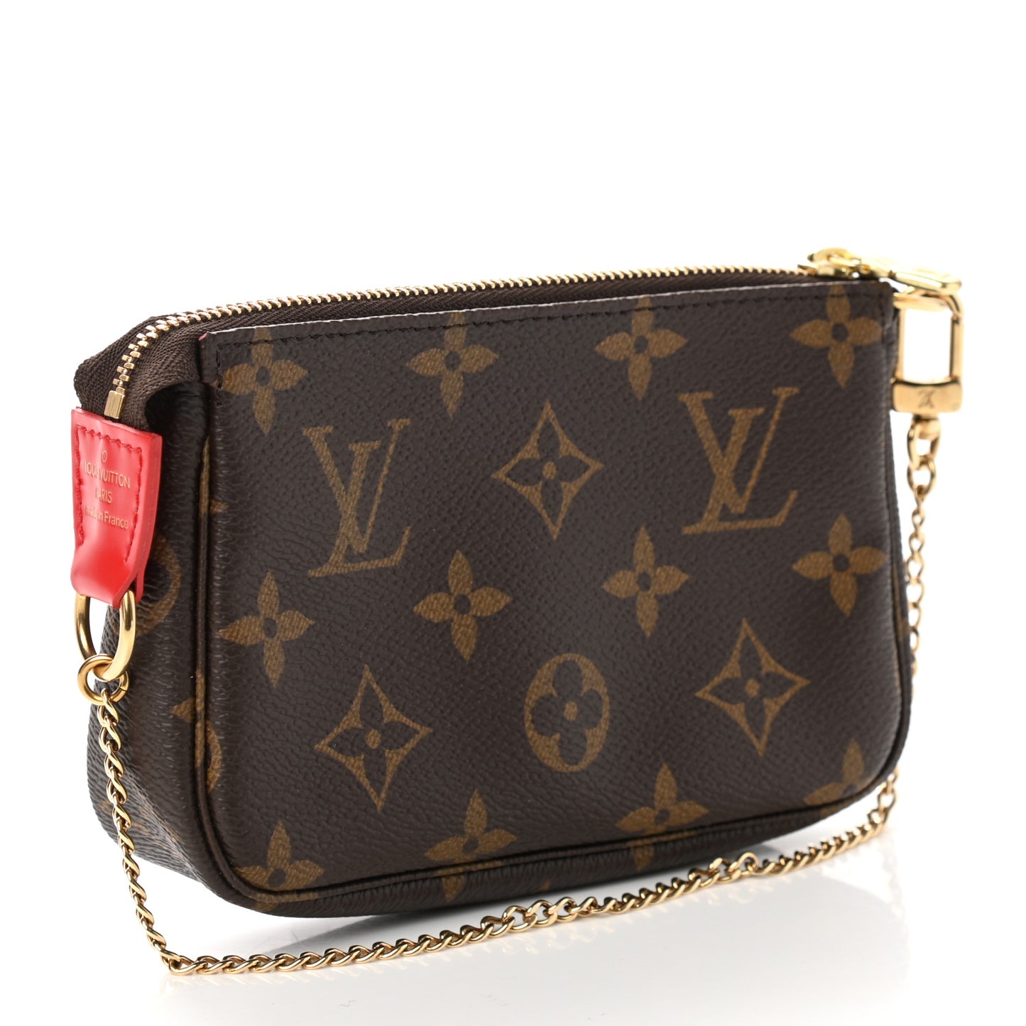 Monogram 2020 Christmas Animation Bumper Cars Mini Pochette Accessories Coquelicot