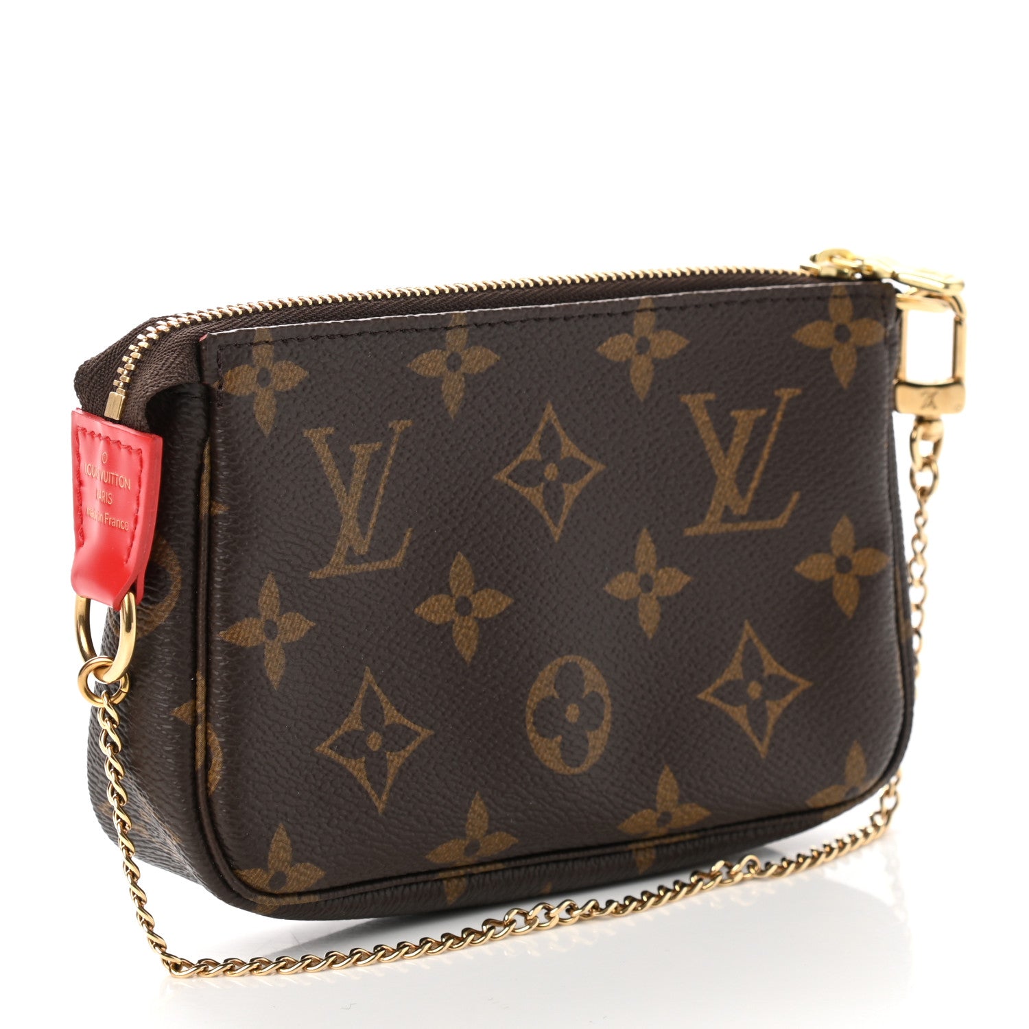 Louis Vuitton Monogram 2020 Christmas Animation Bumper Cars Mini Pochette Accessories Coquelicot 3 of 6