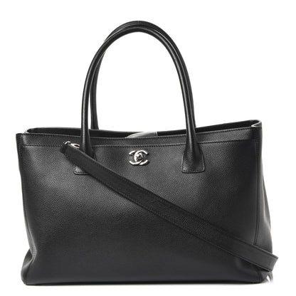 Chanel Calfskin Cerf Executive Shopper Tote Black 1 of 10