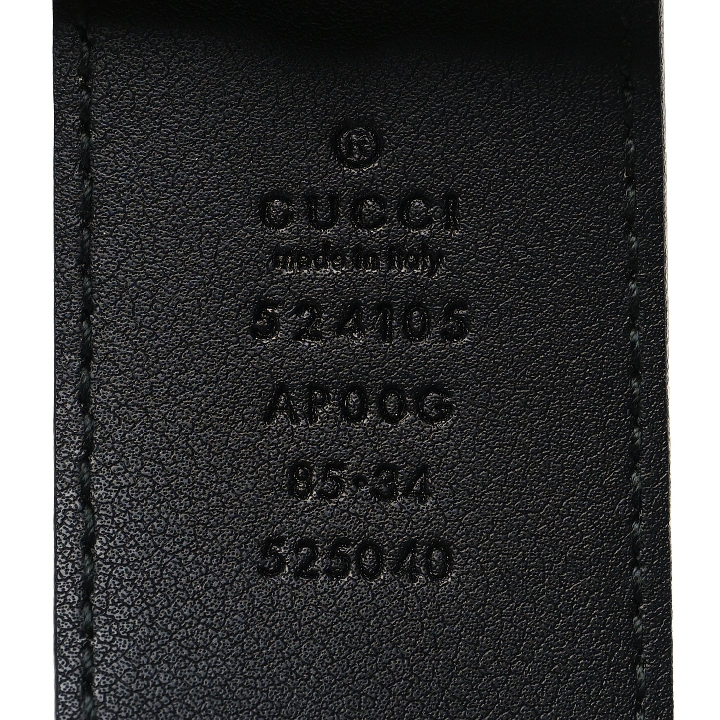 Moon Calfskin Torchon Double G 40mm Belt 85 34 Black