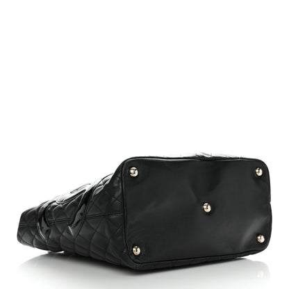 Chanel Calfskin Quilted Large Cambon Tote Black 4 of 12