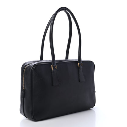 Prada Saffiano Lux Bowler Black 2 of 5
