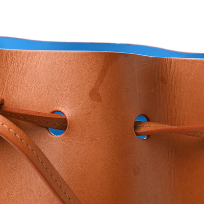 Mansur Gavriel Vegetable Tanned Calfskin Mini Bucket Bag Camello Azzurro 10 of 10