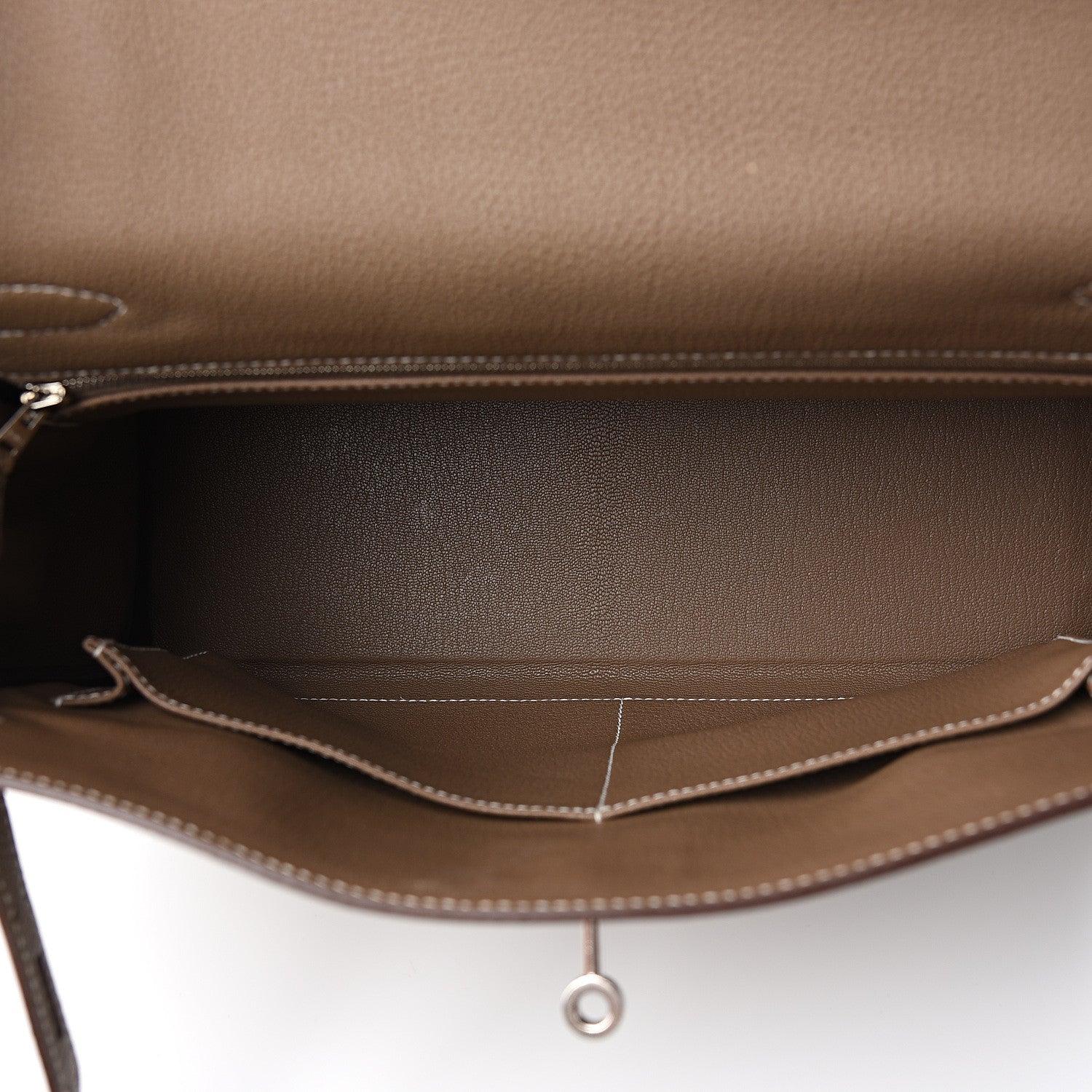 Hermes Togo Kelly Retourne 32 Etoupe 4 of 10