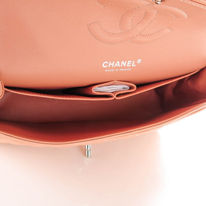 Chanel Lambskin Quilted Medium Double Flap Pink 5 of 9