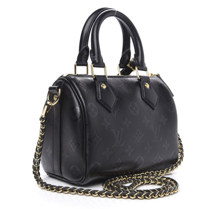 Louis Vuitton Monogram Ink Speedy BB Black 4 of 11