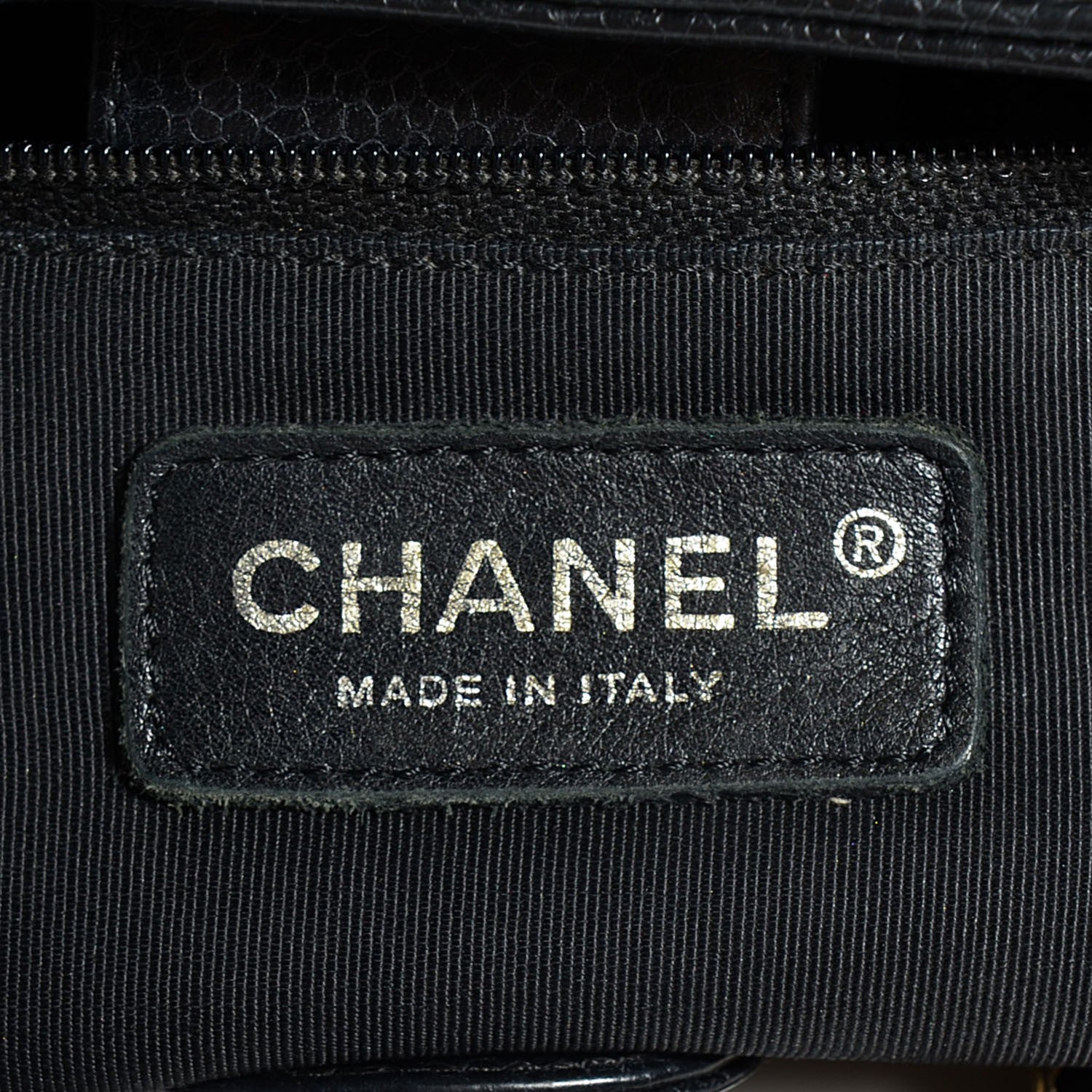 Chanel Caviar Quilted Petit Shopping Tote PST Black 6 of 7