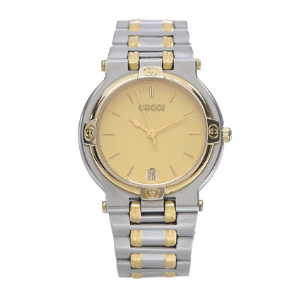 Gucci Stainless Steel 32mm 9000M Quartz Watch Gold 1 of 5