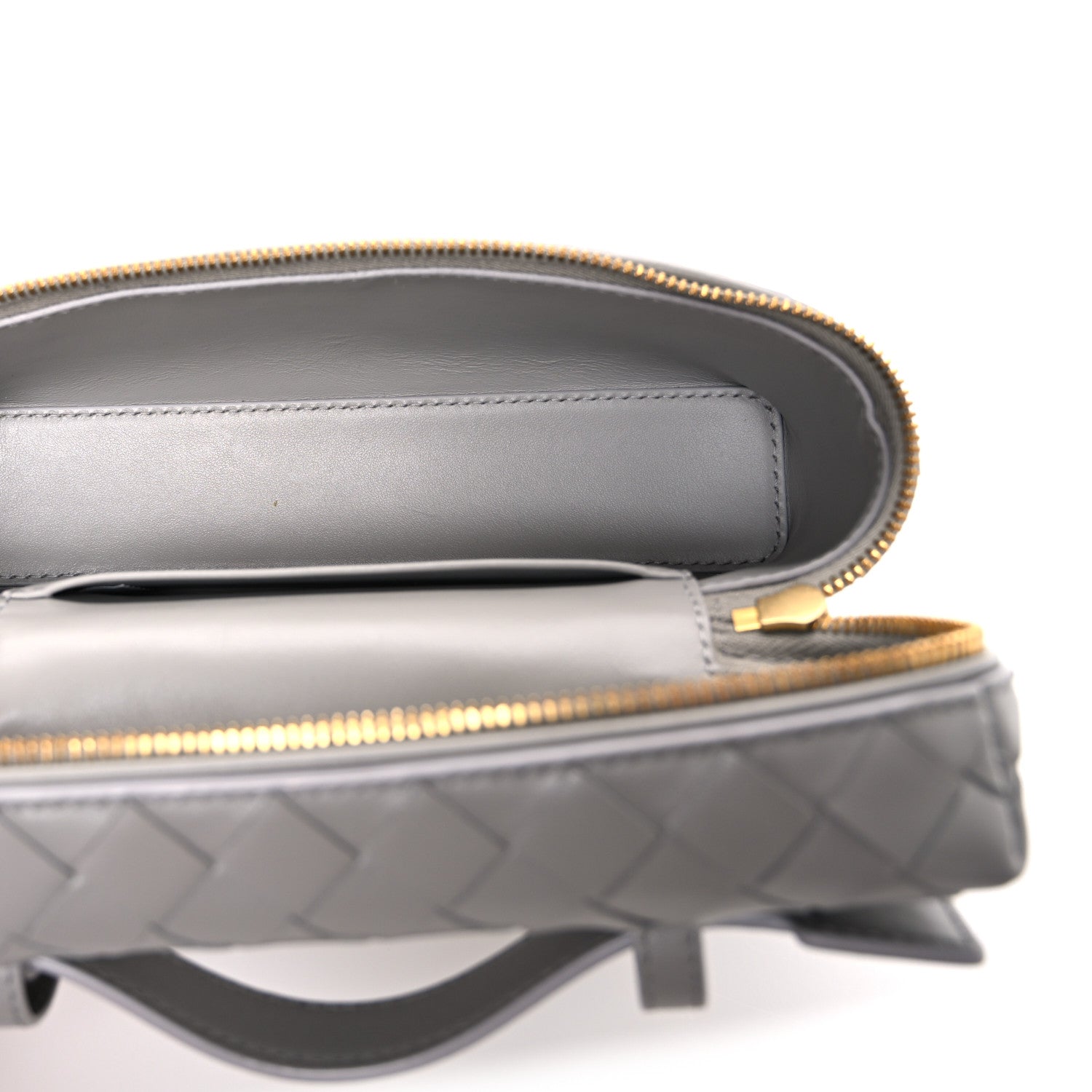 Bottega Veneta Calfskin Intrecciato Bang Bang Vanity Case Limestone 5 of 11