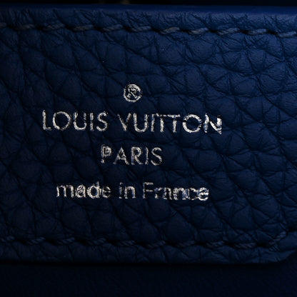 Louis Vuitton Taurillon Braided Capucines BB Blue 6 of 9